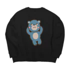 usa100のBふてねくまー Big Crew Neck Sweatshirt