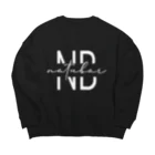 NATUbar🍷のNATUbarロゴスウェット Big Crew Neck Sweatshirt