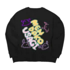 🐈ねこうさぎ🐇のメンダコうさぎ Big Crew Neck Sweatshirt