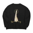 透月糖花の擬態ヨシゴイさん Big Crew Neck Sweatshirt