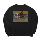 朝のエドガー・ドガ Big Crew Neck Sweatshirt