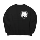 志賀十五の思う壺ロゴ Big Crew Neck Sweatshirt