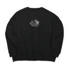 鍛治本ワークショップのThe  Kitchen 黒バージョン Big Crew Neck Sweatshirt