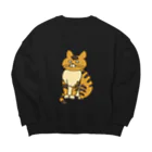 🐈ねこうさぎ🐇の李徴(文字なし) Big Crew Neck Sweatshirt