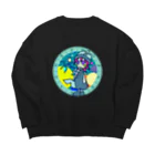 cosmicatiromのうお座 パターン2・フルカラー Big Crew Neck Sweatshirt