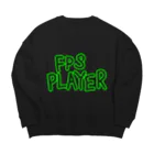 鮫処 祭のFPS PLAYER　グリーン Big Crew Neck Sweatshirt