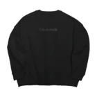 chinchillaodapiyo〈チンチラ〉の走るチンチラ Big Crew Neck Sweatshirt