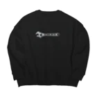 さび猫の僕のモンキーレンチ Big Crew Neck Sweatshirt