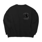 ねねねねねねね工房の鯛の体育座り（黒） Big Crew Neck Sweatshirt