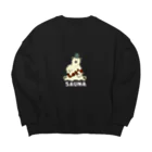 Yamamotoyaアウトドアのサウナ/SAUNA Big Crew Neck Sweatshirt