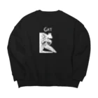 Catの猫ベ〇ム Big Crew Neck Sweatshirt