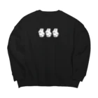 nsnの3(IWA) Big Crew Neck Sweatshirt