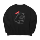 amemugi（あめむぎ）の人間の相手に疲れた猫 Big Crew Neck Sweatshirt