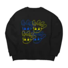 ビニールハウスのホウレンソウ（群） Big Crew Neck Sweatshirt