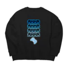 ЯMMRのpixel ЯMMR Big Crew Neck Sweatshirt