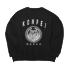 こんぺいマーチのこんぺいマーチ カレッジ スウェット Big Crew Neck Sweatshirt