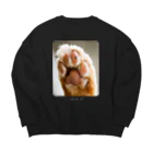 paweyetailのその手 Big Crew Neck Sweatshirt