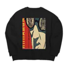 YS VINTAGE WORKSのソビエト　眼鏡　ロシアン・アバンギャルド Big Crew Neck Sweatshirt