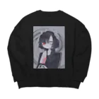 あくむ病院の紅 Big Crew Neck Sweatshirt