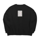 rilybiiのTulip silhouette Big Crew Neck Sweatshirt