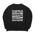 LureNews.TV ＆ Vishのヒロセマンのショアジギ道場R Big Crew Neck Sweatshirt