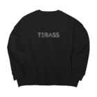 TERASSのTERASS Line logo ビッグシルエットスウェット