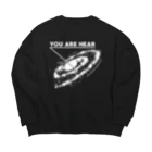 LUCKY SIDE MARKET -ラッキーサイドマーケット-のYOU ARE HEAR Big Crew Neck Sweatshirt