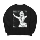 ieharatoshiakiのアルコールよりもイチゴのソーダ Big Crew Neck Sweatshirt