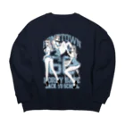 loveclonesのNAUGHTY SCHOOLGIRLS 0560 B柄 Big Crew Neck Sweatshirt