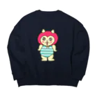 ひよこのおみせのむちむちにくにゃんV Big Crew Neck Sweatshirt