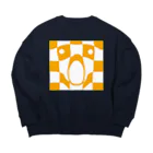 日々好日屋2号店の驚く市松模様 Big Crew Neck Sweatshirt