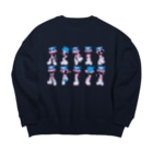 メイドイン極楽スズリ店のステゴロ3D Big Crew Neck Sweatshirt