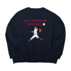 キッズモード某の一球入魂　全ての願いを白球に込めて Big Crew Neck Sweatshirt