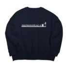 ハナのお店の秋の夜長 Big Crew Neck Sweatshirt