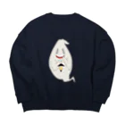 Bejopのオバケくん Big Crew Neck Sweatshirt