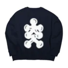 KanakoNezzzの大人大入 Big Crew Neck Sweatshirt