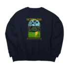 OOKIIINUの犬といた光景 Big Crew Neck Sweatshirt