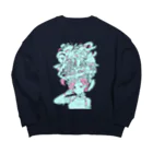 ちゃんやろストア！のGOODLUCK縦 Big Crew Neck Sweatshirt