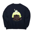 mayuenのフレブル愛 Big Crew Neck Sweatshirt