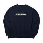 HAYAOKI.のHAYAOKI.ロゴグッズ ビッグシルエットスウェット