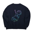 氷月のネタ箱のDeep Deep Sleeping... Big Crew Neck Sweatshirt