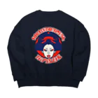 中華呪術堂（チャイナマジックホール）の舌を出した東洋の女の子 Big Crew Neck Sweatshirt