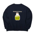 NIKORASU GOの春夏デザイン「梅仕事中」 Big Crew Neck Sweatshirt