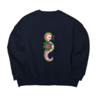 INOUE-Rのタツノオトシーゴ Big Crew Neck Sweatshirt