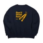 キッズモード某のヌンチャクとあのセリフ(イエロー) Big Crew Neck Sweatshirt