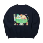 NONKI NIKKIのシロクマの夢 Big Crew Neck Sweatshirt