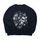 hilo tomula トムラ ヒロのMade Of CMC White Big Crew Neck Sweatshirt