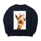 kamakiri3のGiraffe Big Crew Neck Sweatshirt