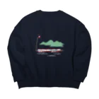 IZANAMI by Akane Yabushitaのラオスのスローボート Big Crew Neck Sweatshirt