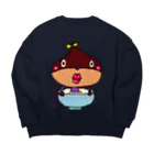 ドレメヒロコの久利悟飯 Big Crew Neck Sweatshirt